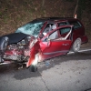 havárie vozidla u Hněvkova               zdroj foto: PČR