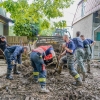 Činnost hasičů v zaplavených obcích     zdroj foto: HZS OLK