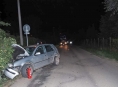 Opilý řidič havaroval v obci Lukavice