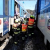 Hoštejn - požár lokomotivy zdroj foto: HZS OLK