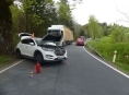 Vážná dopravní nehoda uzavřela hlavní tah na Javorník