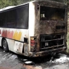 požár autobusu u Mírova       zdroj foto: HZS OLK