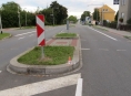 Podnapilé řidičce v Šumperku se nepodařilo vyhnout středovým ostrůvkům 