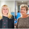 Jedny z prvních klientek transplantačního centra - Lada Temelová z Petrovic u Karviné (vlevo) a Mgr. Helena Šišmová z Drahlova      zdroj foto: FNOL