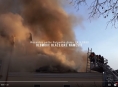 VIDEO. Rozsáhlý požár v centru Olomouce