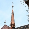 Nový kříž na věži Červeného kostela    zdroj foto: OLK