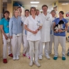 Dagmar Hetclová se spolupracovníky na JIP kardiologické kliniky    zdroj foto: FNOL