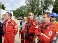 Profesionální hasiči cvičili záchranu osob