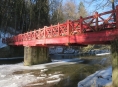 Červený most v Babiččině údolí