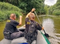 Řeka Morava v CHKO Litovelské Pomoraví byla pod kontrolou