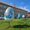 Netradiční velikonoční vejce zdobí Šumperk   zdroj foto: mus