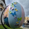 Netradiční velikonoční vejce zdobí Šumperk   zdroj foto: mus