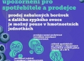 Prodej borůvek a dalšího sypkého ovoce pouze v hmotnostních jednotkách