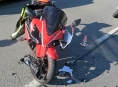 Řidička v Petrově přehlédla motorkáře