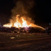 Hanušovice. Jen co opadla voda, začalo hořet   zdroj foto: Hanušovice