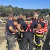 Stovky hasičů a dobrovolníků pomáhají na Jesenicku   zdroj foto: HZS OLK