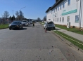 Opel narazil v Šumperku do Dacie
