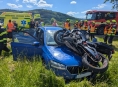 Motorkáři pomohli záchranáři ze soutěže Rallye Rejvíz