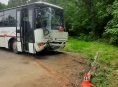 Havárie autobusu ve Zlatých Horách