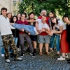 studenti s lektorem Michalem Čermákem    zdroj foto: archiv upol.