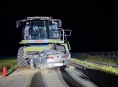 Střet s kombajnem nepřežil
