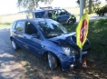 Řidič poblíž Lukavice jel rychle a havaroval