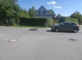 Cyklista v Libině nedal přednost