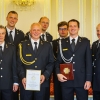 Zlatý záchranářský kříž získali šumperští hasiči   zdroj foto: HZS OLK