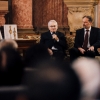 Autoři knihy Jiří Fiala a Michael Viktořík při jejím představení v kapli Božího Těla  zdroj foto: upol - V. Kmenta