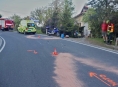 Motorkářka přejela do protisměru