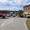 Nehoda na křižovatce v obci Velké Kunětice   zdroj foto: PČR