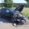 Poškozené vozidlo Volvo zdroj foto: PČR