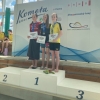 Marcela Nevrklová-stupně vítězů zdroj foto: oddíl plavání-TJ Šumperk