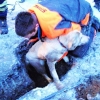 Labradora ve Svojanově zachránili hasiči z kanálu  zdroj foto:HZS Ok