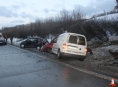 Hromadná nehoda pěti vozidel na R 35 