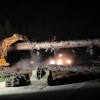 V noci byl zbourán most na D1 u Větrného Jeníkova  zdroj foto:md