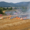 V Zábřehu hořelo strniště a 110 balíků slámy  zdroj foto:HZS Ok