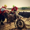 vyproštění motorky z bahna u Majetína     foto:HZS Ok 