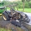 požár traktoru v obci Branná       zdroj foto:HZS Ok