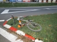 Řidička v Jeseníku přehlédla cyklistu