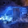 Noční požár v Leštině zničil dodávku    zdroj foto:HZS Ok