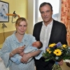 maminka, novorozený Karel a hejtman Jiří Rozboříl  zdroj foto:OK