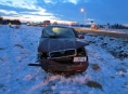 Střet dvou vozidel u Štěpánova skončil těžkým zraněním