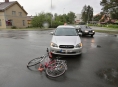 V Temenici řidič nedal přednost cyklistce
