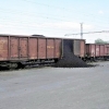 Mohelnice - vysypané uhlí do kolejiště     zdroj foto: PČR