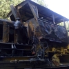 Požár kolejového vozidla - Střeň             zdroj foto: Drážní inspekce
