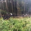 Krchleby - hasiči likvidují požár lesa           zdroj foto: HZS Ok