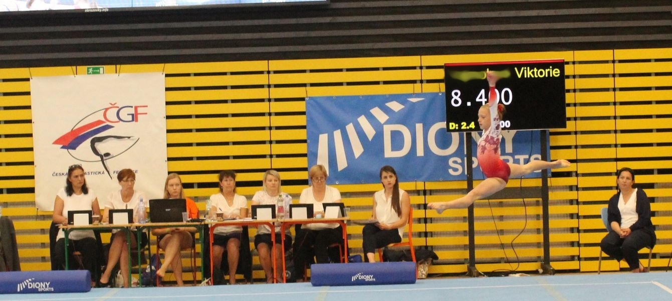 Šumperské gymnastky na MČR zdroj foto: oddíl