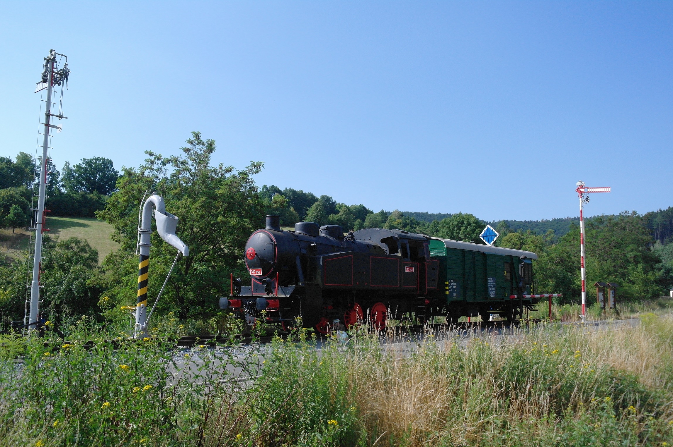 Železniční skanzen na Zábřežsku doplnil zrenovovaný vagon zdroj foto:L.Mahdalová