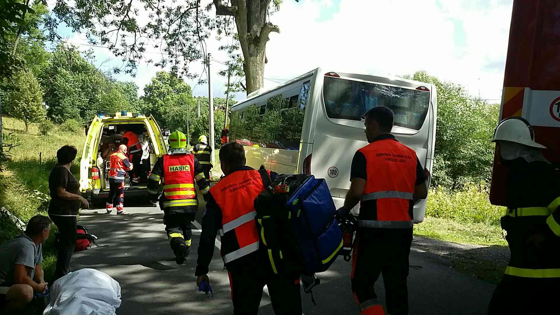 DN linkového autobusu zdroj foto: HZS OLK